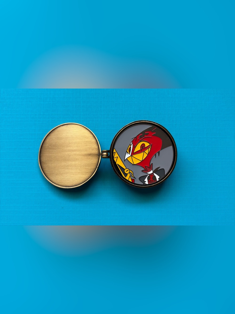 Helluva Boss - Blitzo Locket Flip Pin
